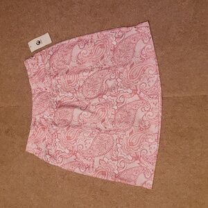 NWT Moteepi Women's Crystal Pink Golf Skirt